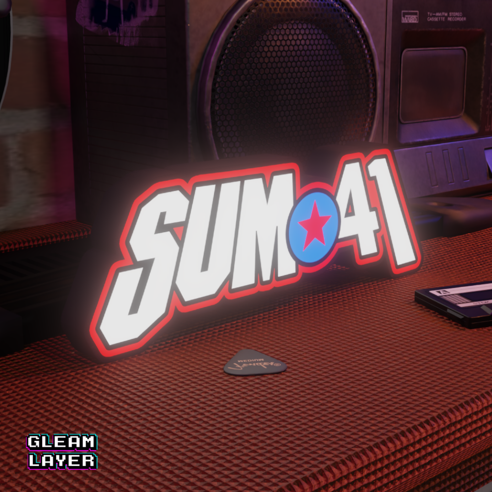 Sum41 Led RGB Light Sign