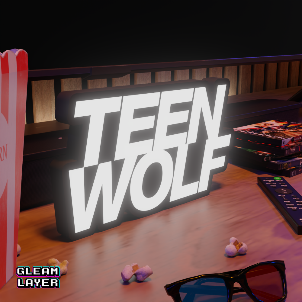 Teen Wolf Led Lightbox RGB Light Sign