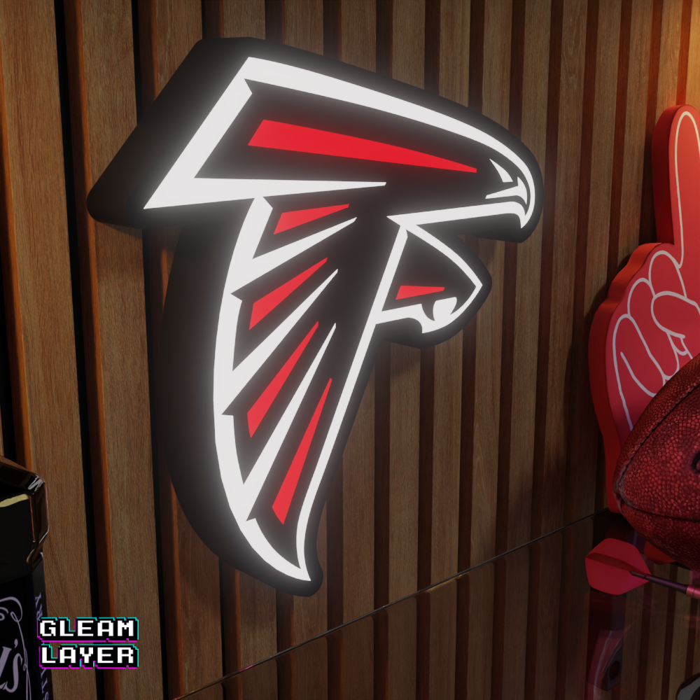 Atlanta Falcons Led Light Box NFC Team NFL National Football League Display Sign