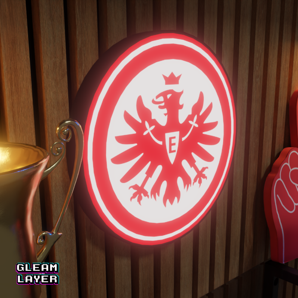 Eintracht Frankfurt Logo Led RGB Wall Display Light Sign
