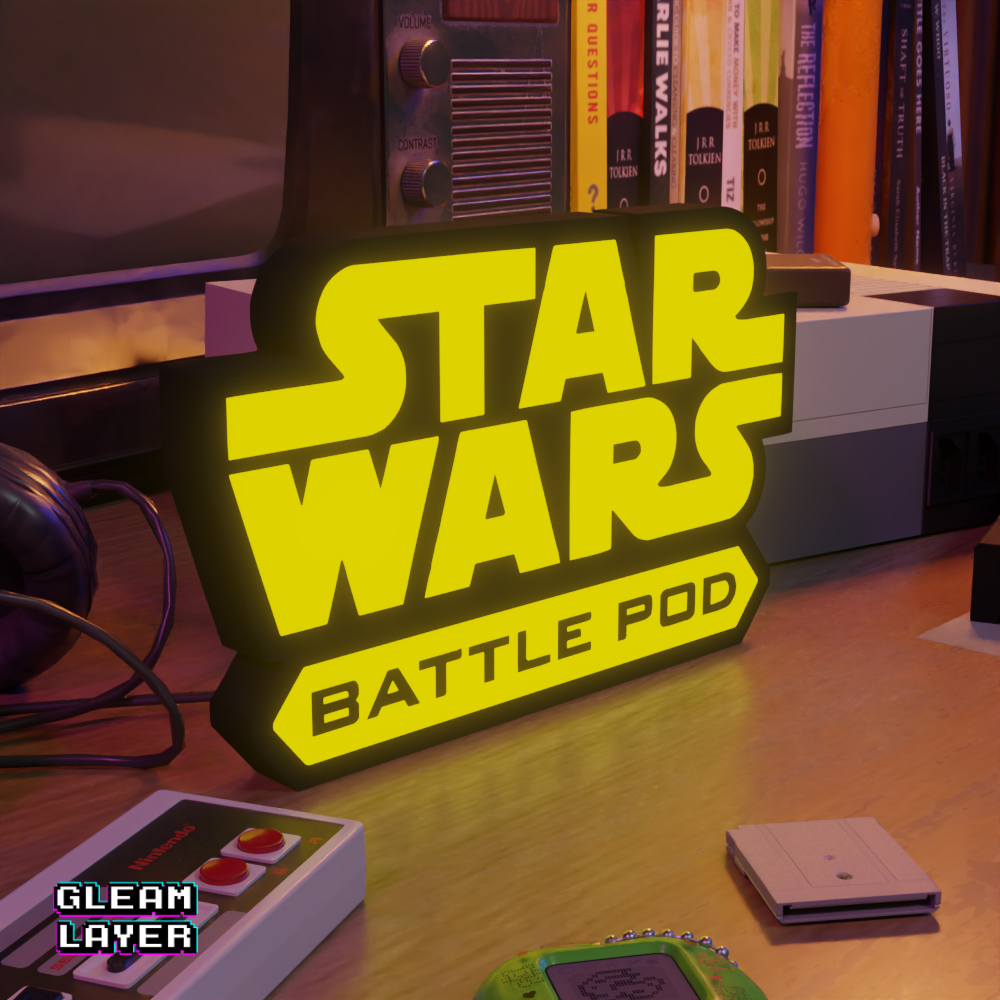 Star Wars Battle Pod Retro Arcade Led Light Sign