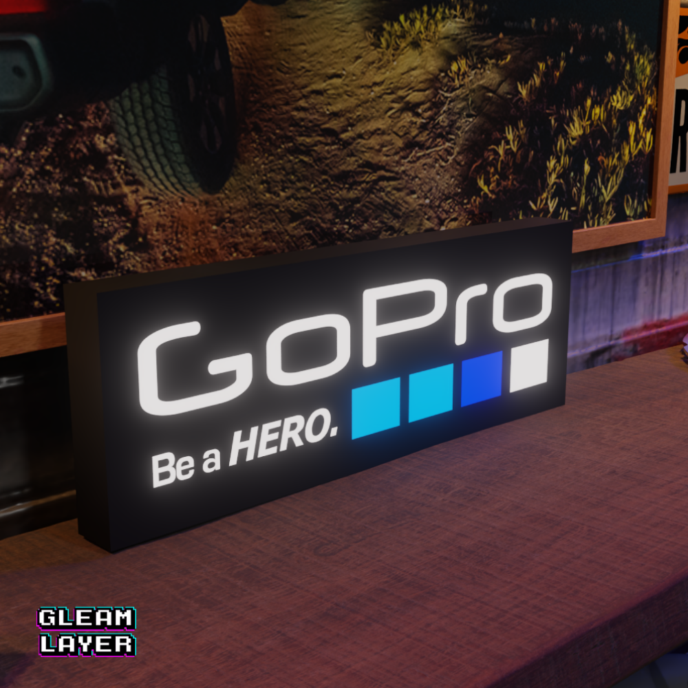 GoPro Logo Led RGB Light Sign