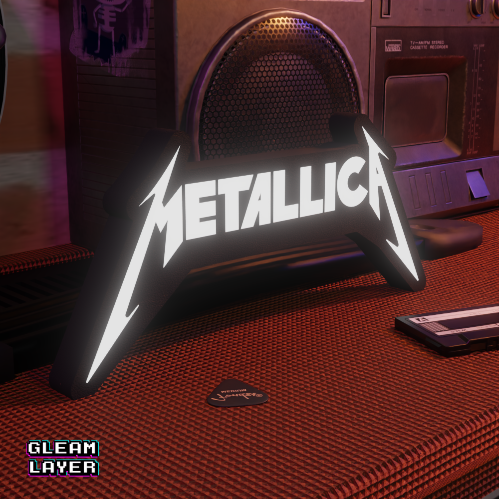 Metallica Led RGB Light Sign