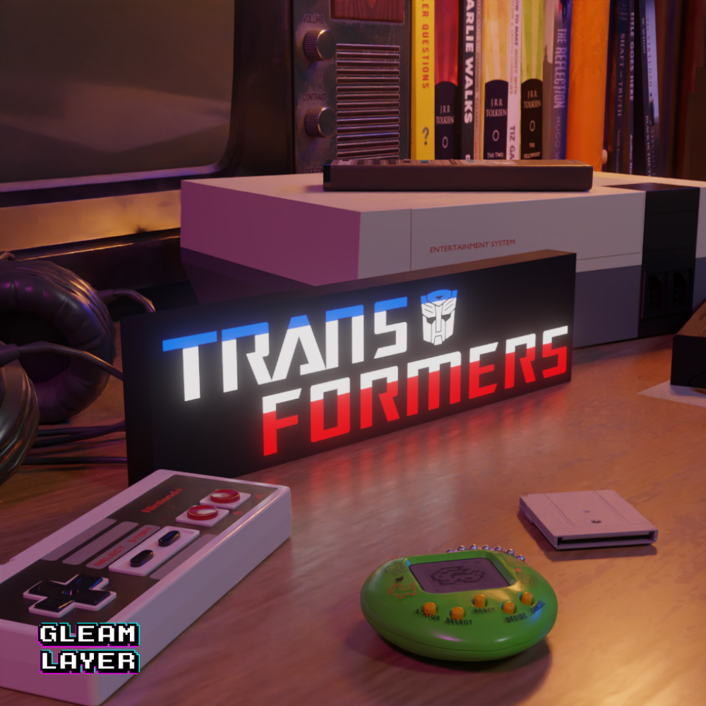 Transformers Led Retro RGB Light Sign