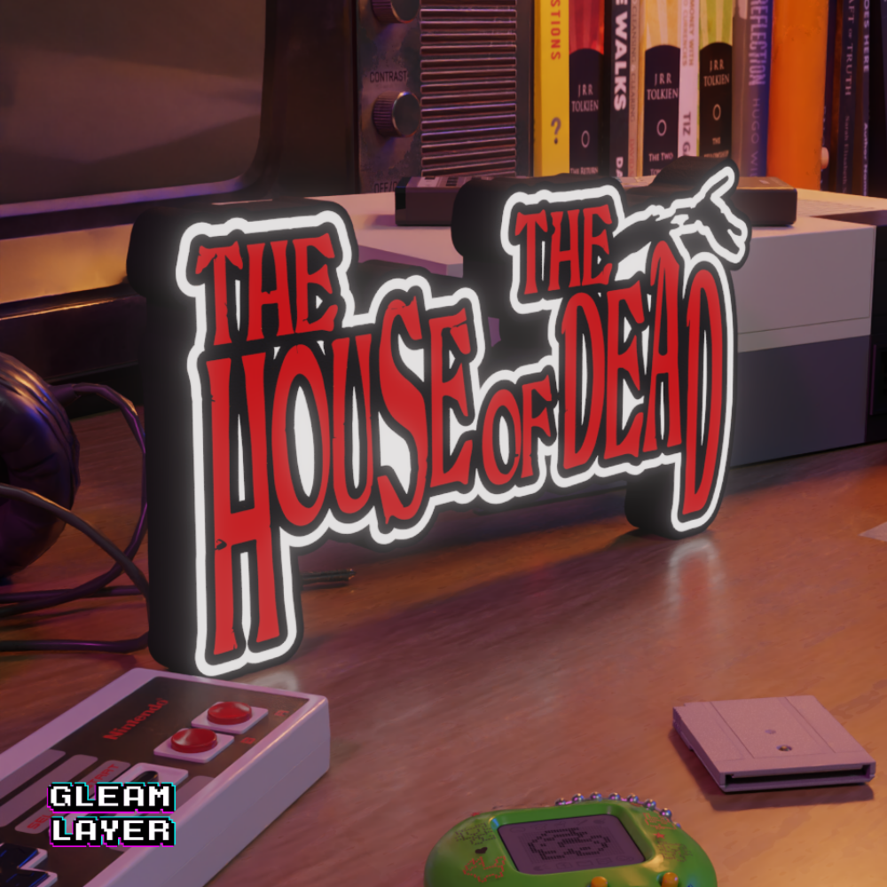 The House of The Dead Led Retro Logo Gaming Light Sign