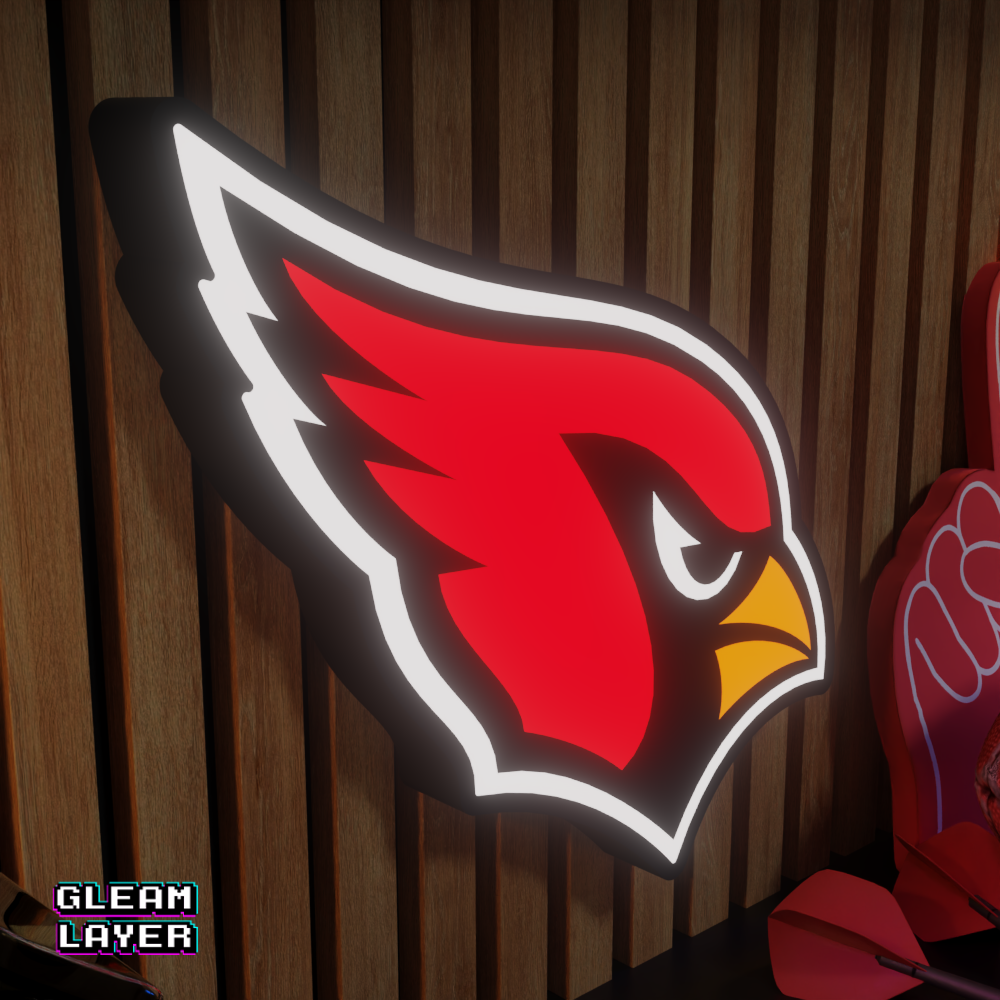 Arizona Cardinals Led Light Box NFC Team NFL National Football League Display Sign