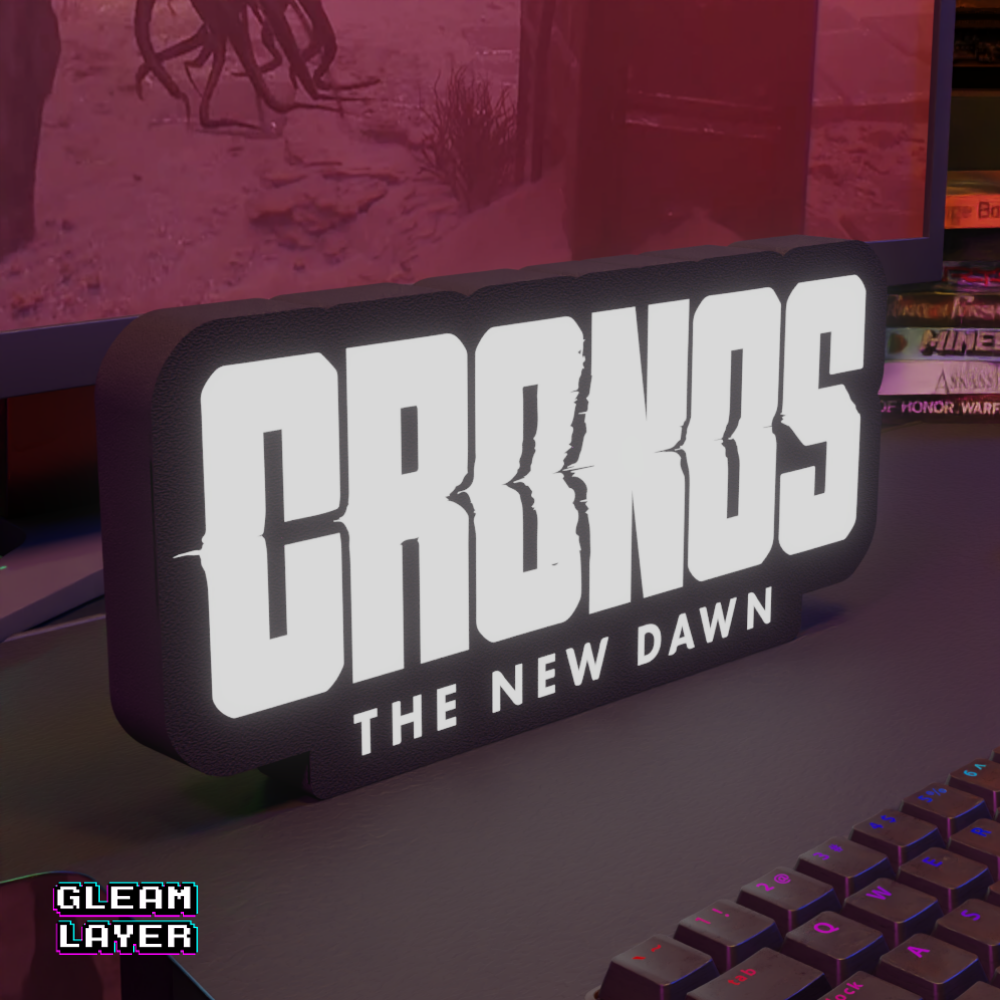 Cronos: The New Dawn Game Led Light RGB Sign