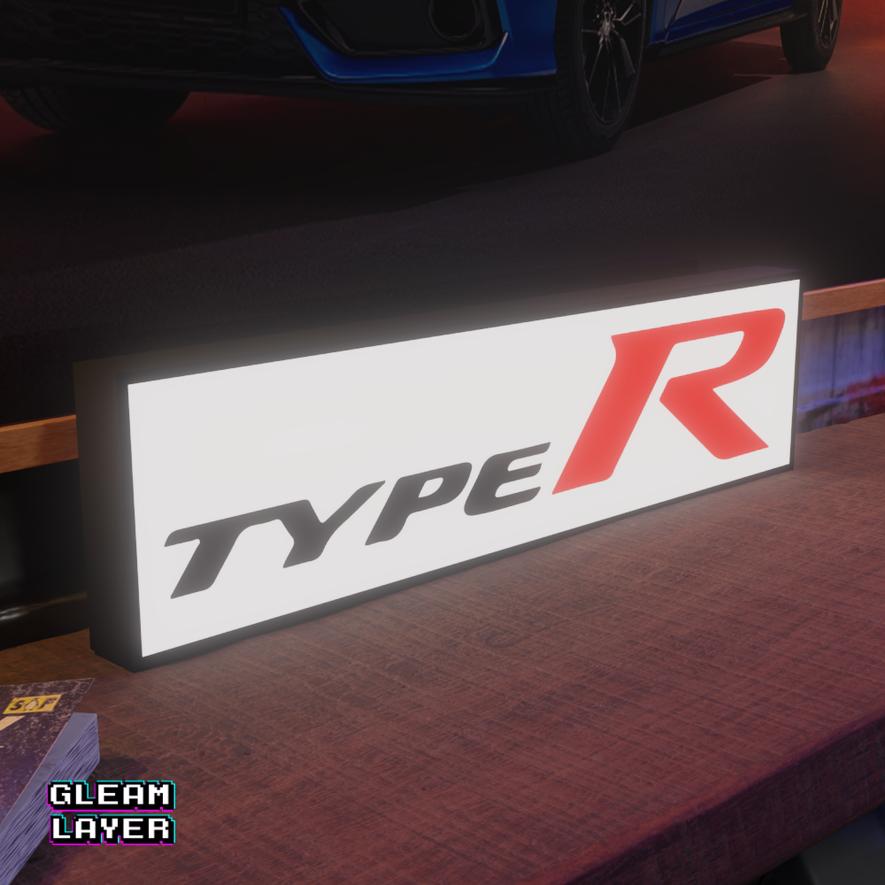 Honda Type R Logo Led RGB Light Sign