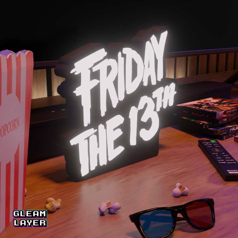 Friday the 13th Movie Led Light Sign