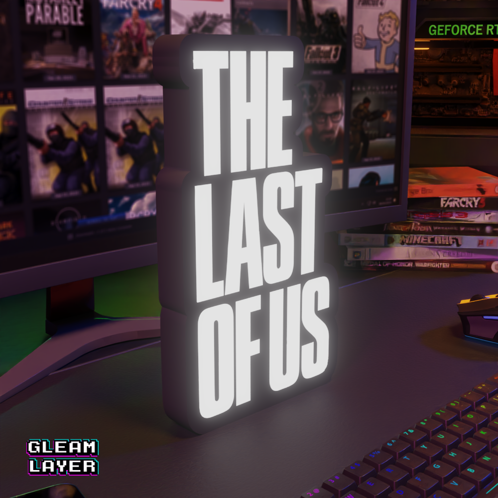 The Last of US Led Gaming Light Sign