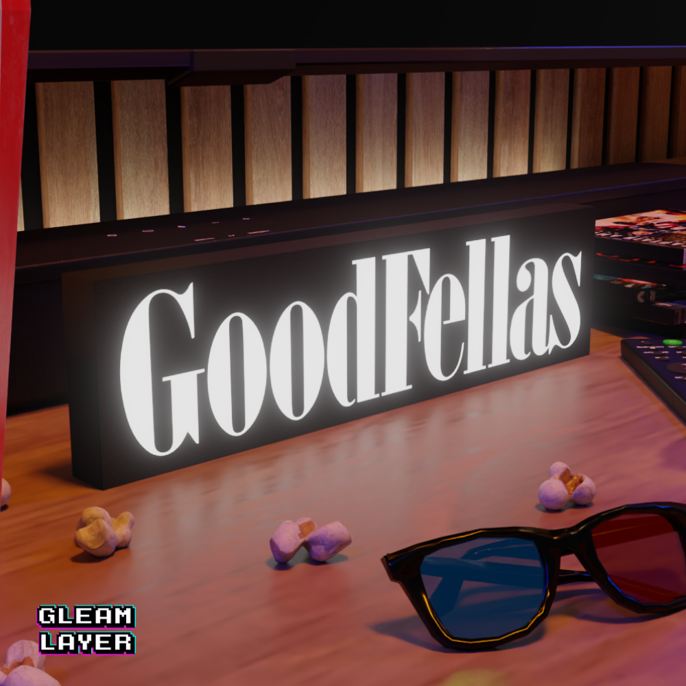 Goodfellas Movie Led Light Sign