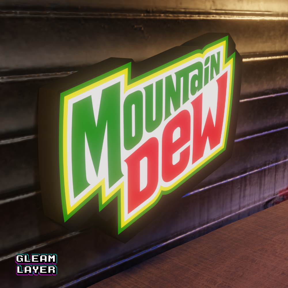 Mountain Dew Led Light RGB Sign