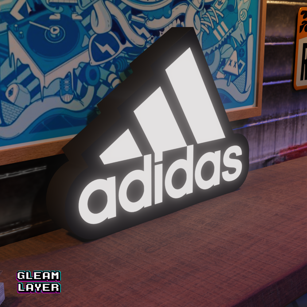 Adidas Led Lightbox Rgb Light Sign
