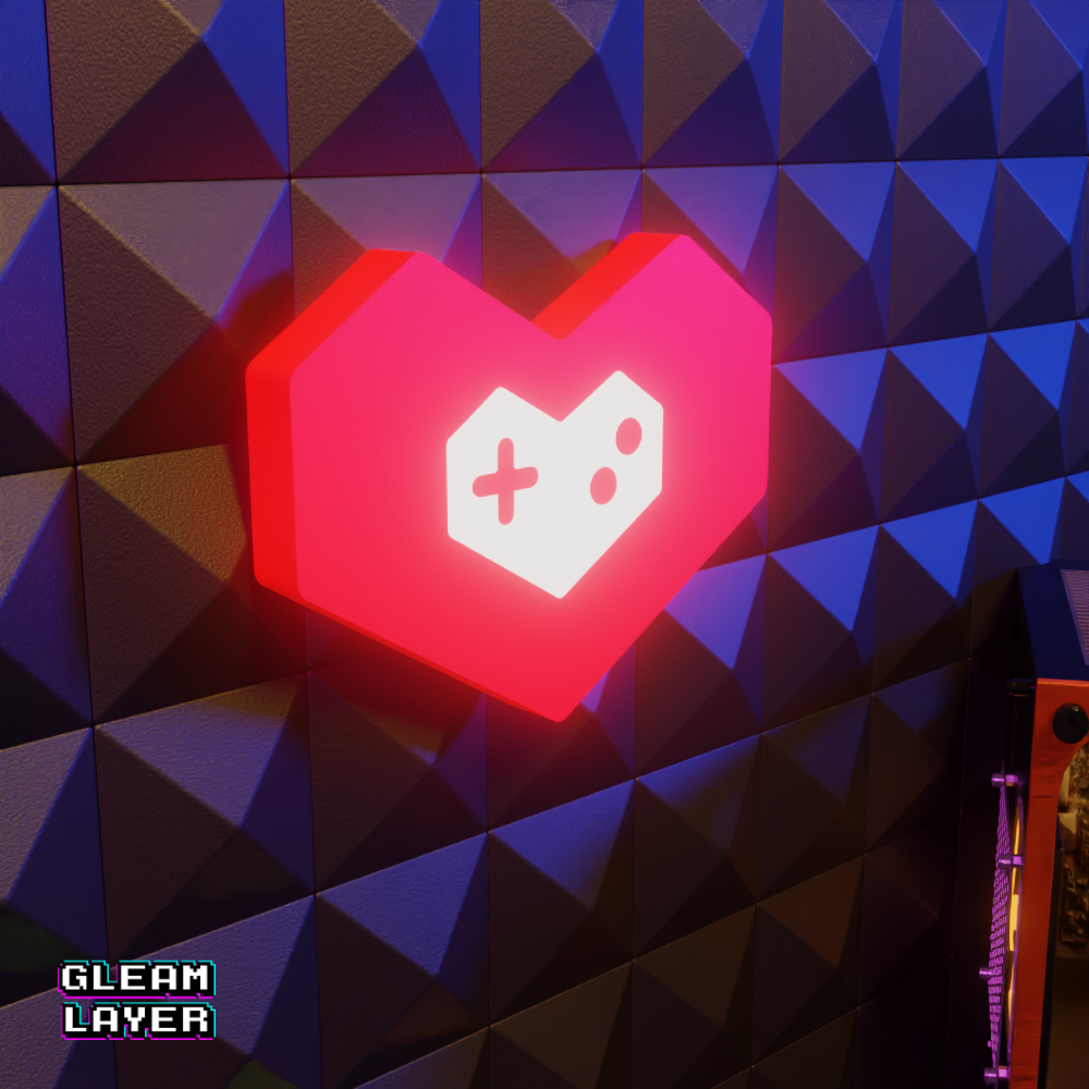 YouTube Gaming Led Light Sign