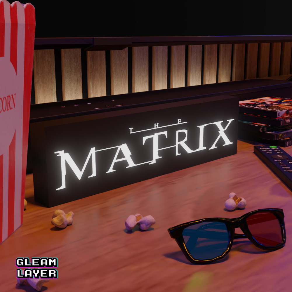 The Matrix Movie Led Light Sign