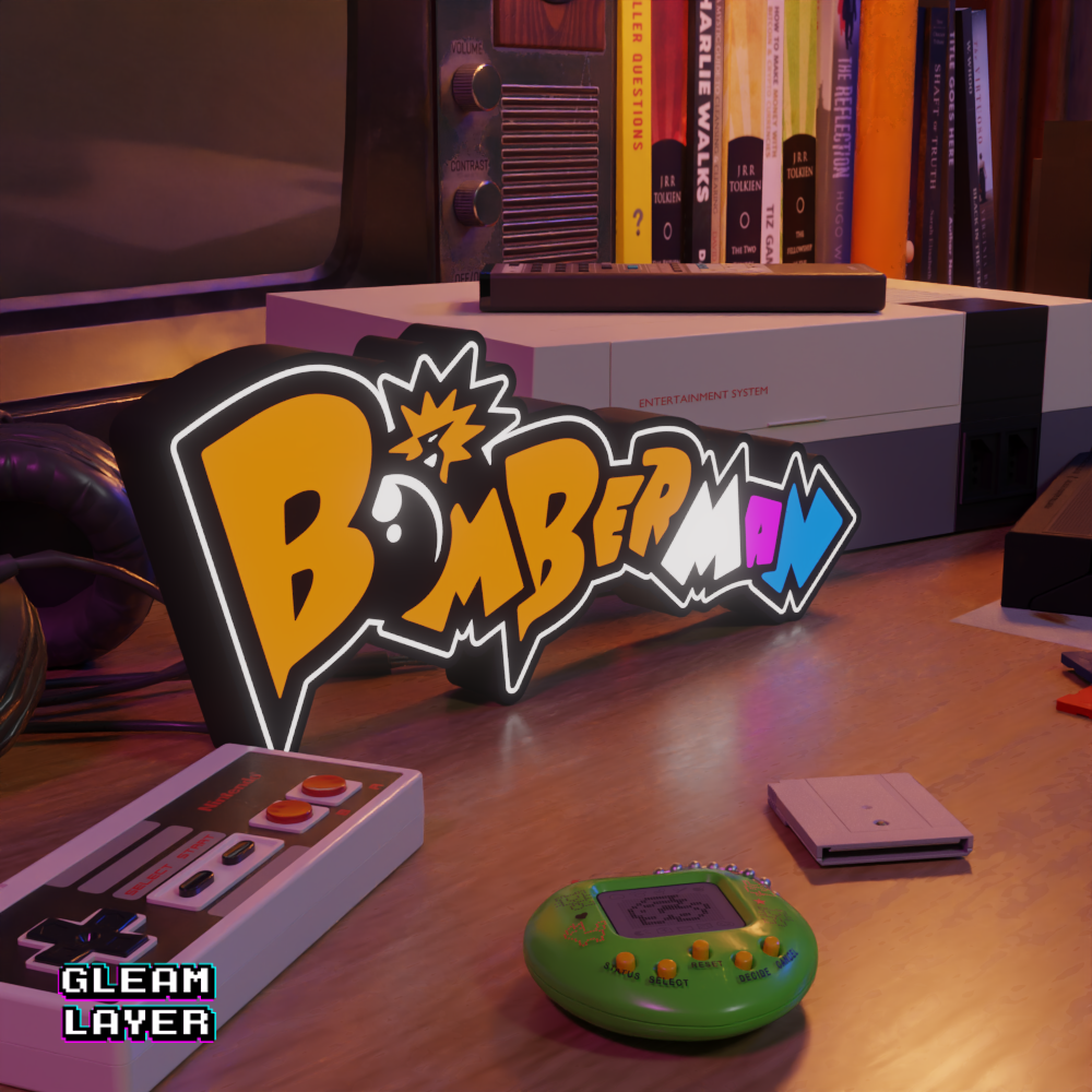 Bomberman Led Retro Gaming RGB Light Sign