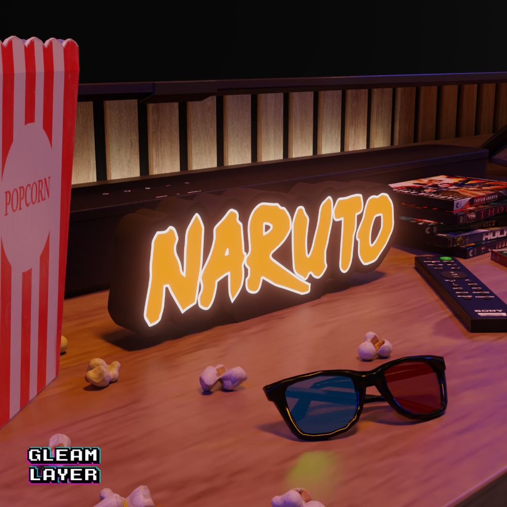 Naruto Led Light Sign