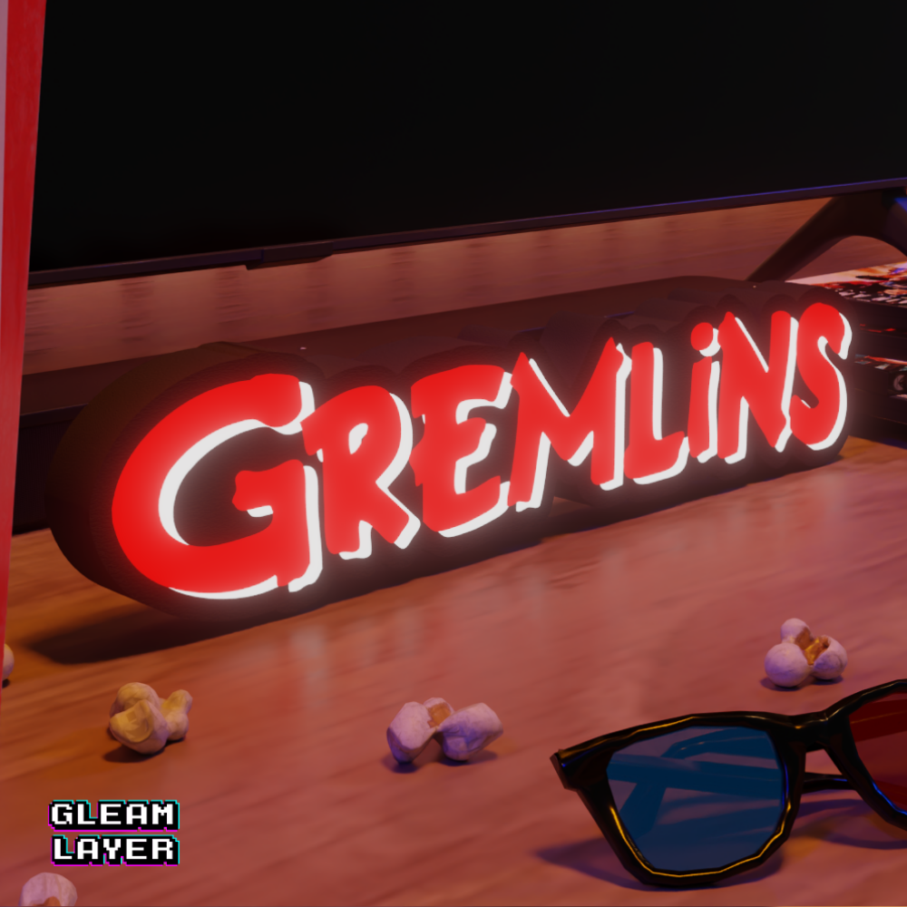 Gremlins Movie Led RGB Light Sign
