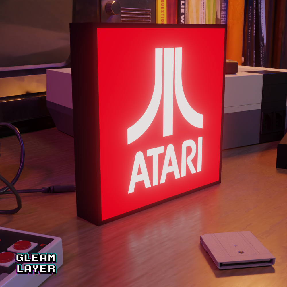 Atari Logo Led Gaming Light Sign