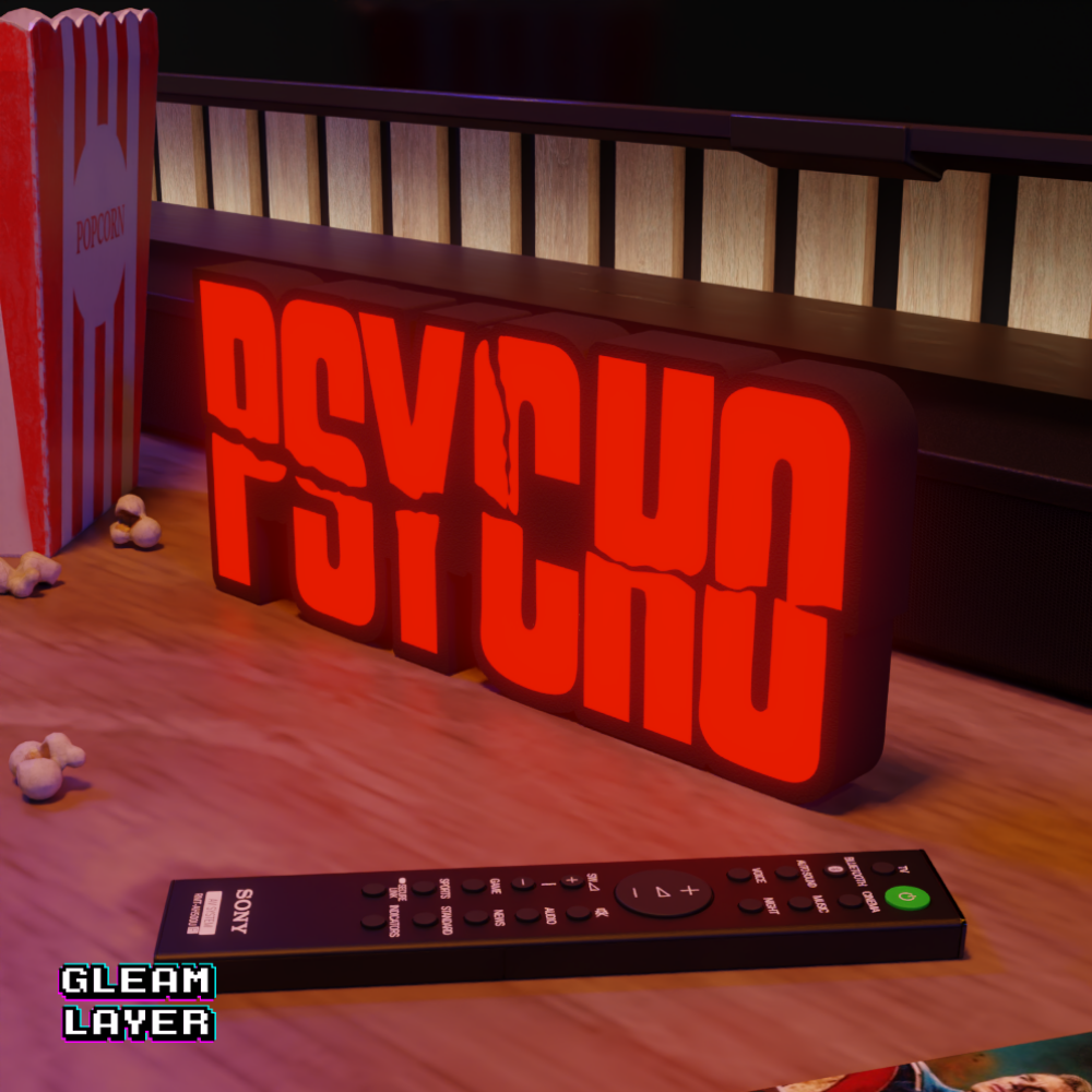 Psycho Movie Led Light Sign