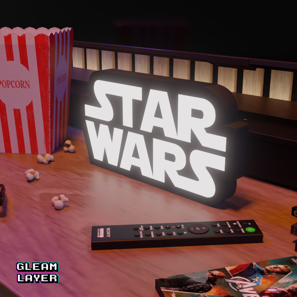Star Wars Movie Led Light Sign