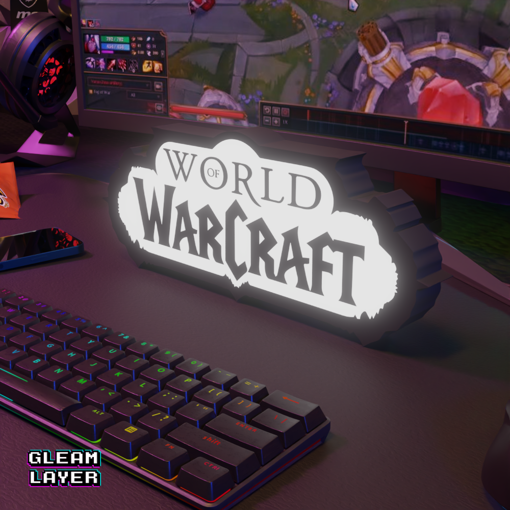 LED-Gaming-Lichtschild „World of Warcraft“