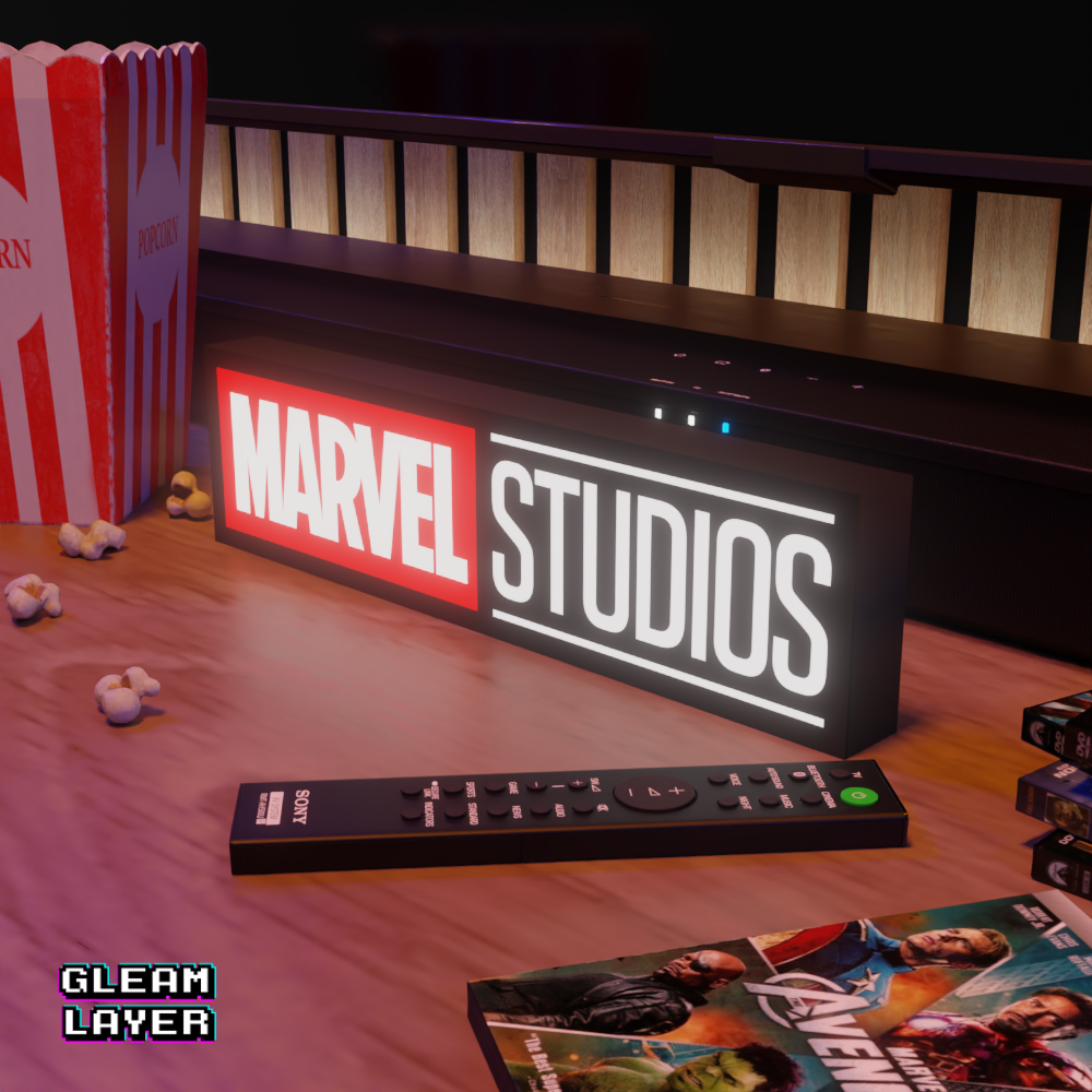 Marvel Studios Led Lightbox RGB Light Sign