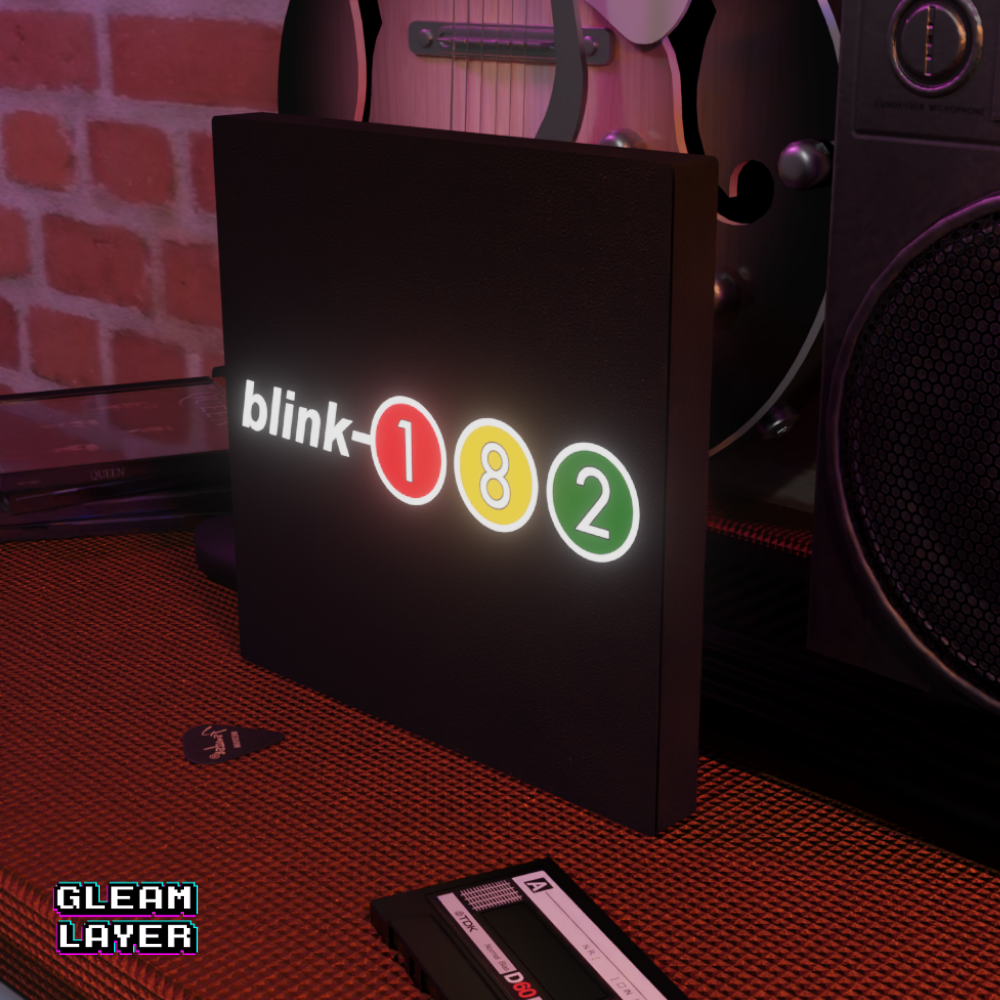 Blink 182 Cover Led RGB Light Sign