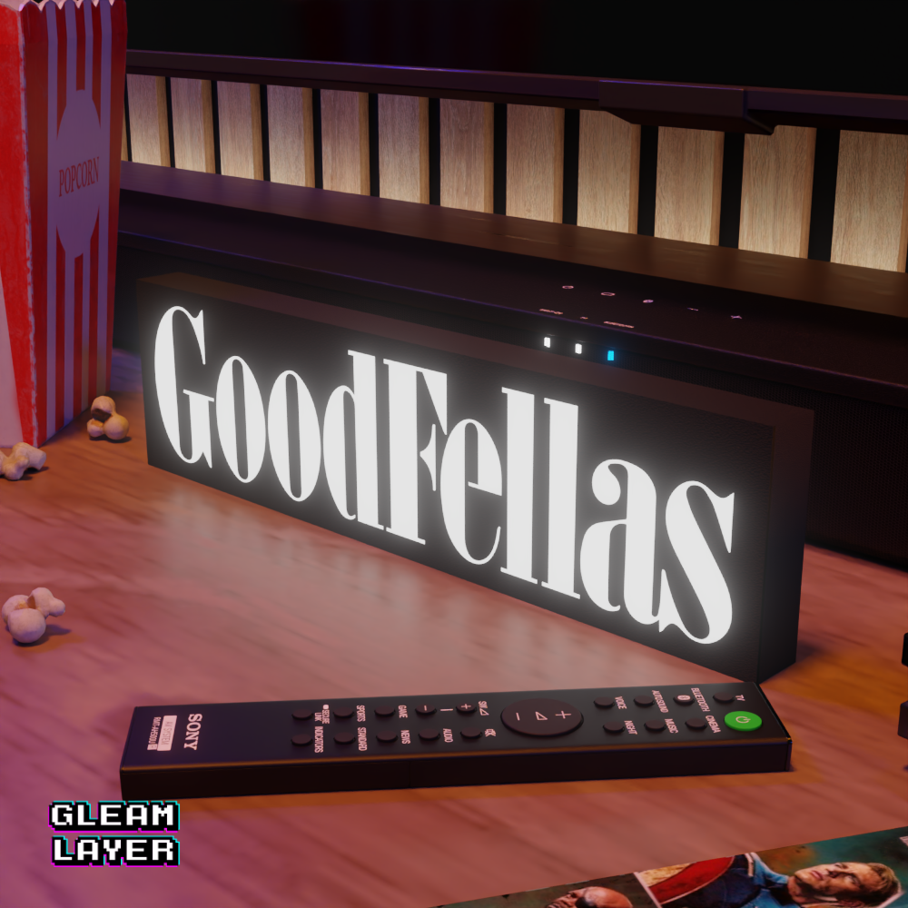 Goodfellas Movie Led Light Sign