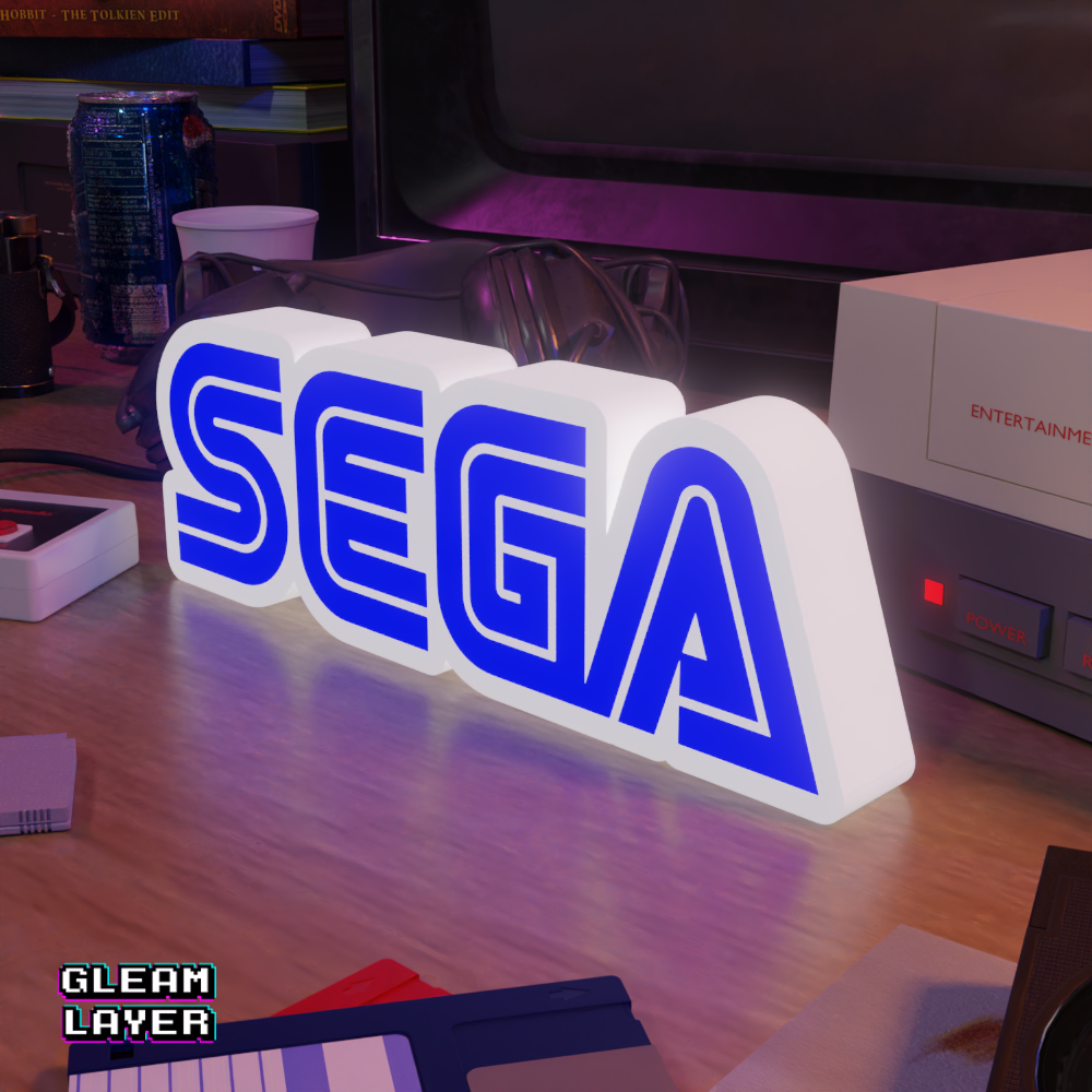 Sega Led Gaming Lightbox Rgb Light Sign
