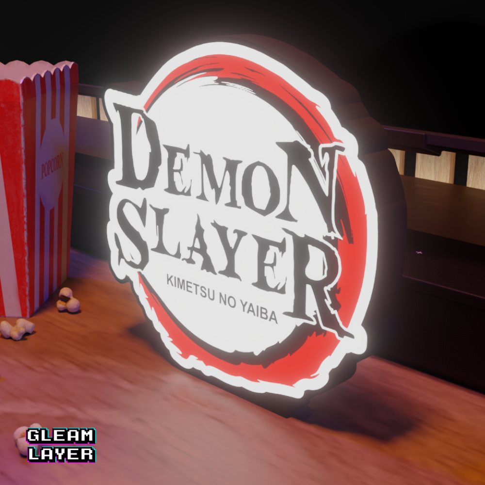 Demon Slayer: Kimetsu no Yaiba Japanese Anime Led Light Sign
