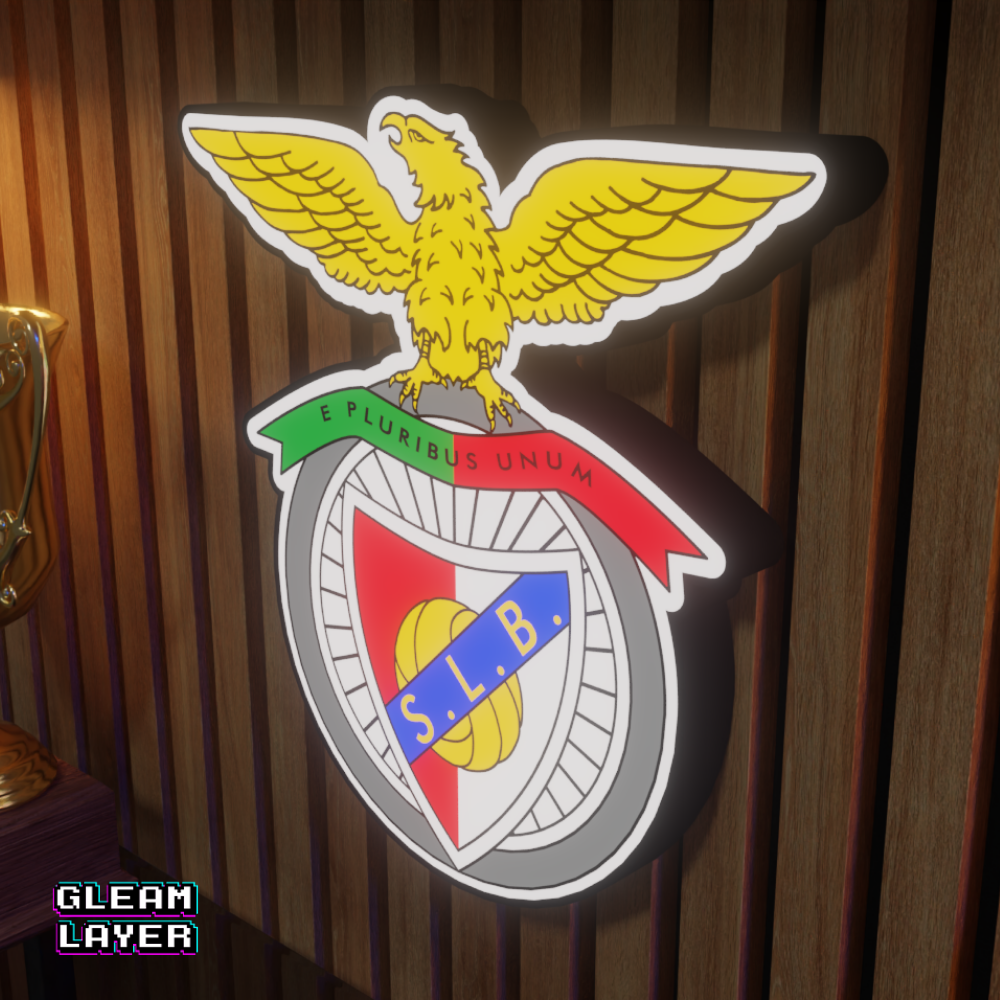 SLB Benfica Logo Led RGB Wall Display Light Sign