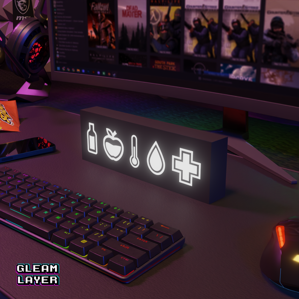 Survivor Game Led Gaming Light Sign