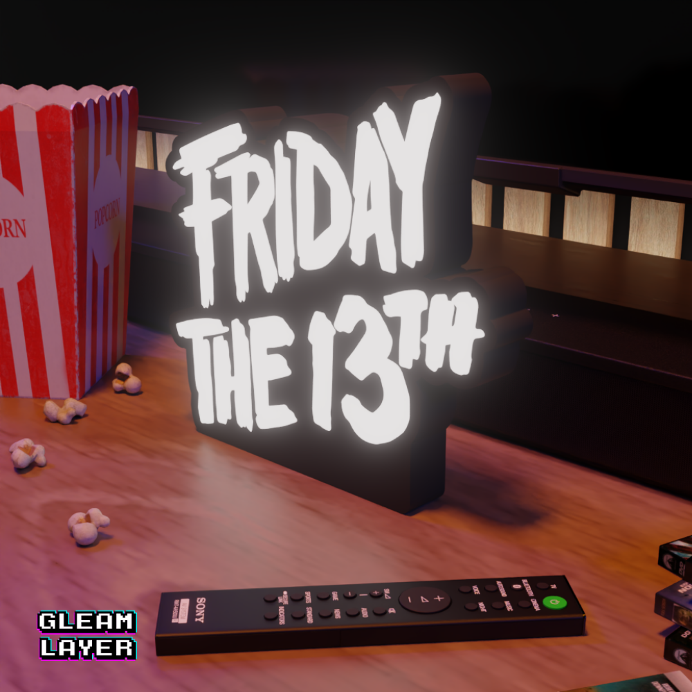 Friday the 13th Movie Led Light Sign