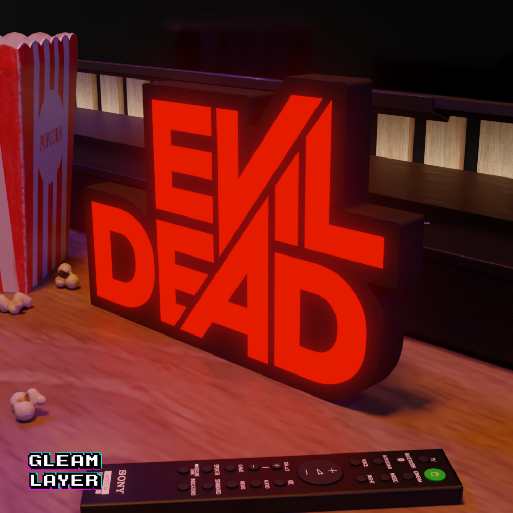 Evil Dead Horror Movie Led Light Sign