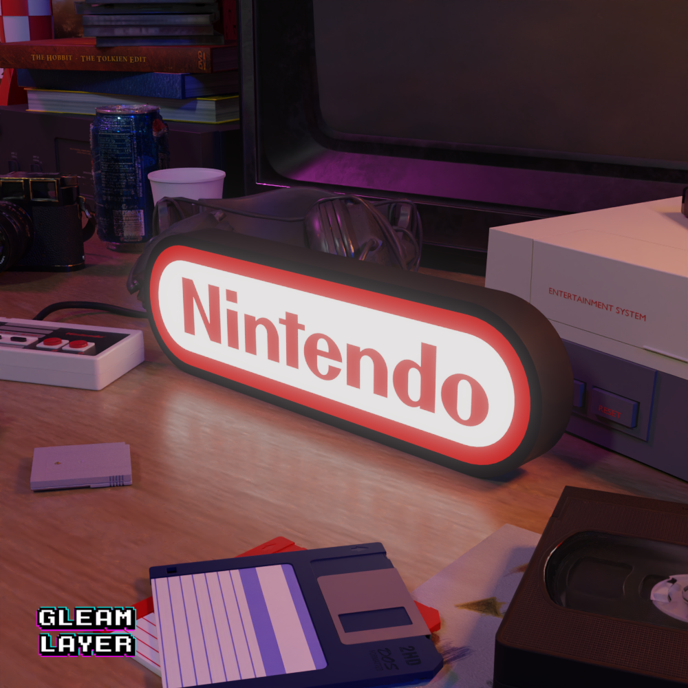 Nintendo Led Gaming RGB Light Sign