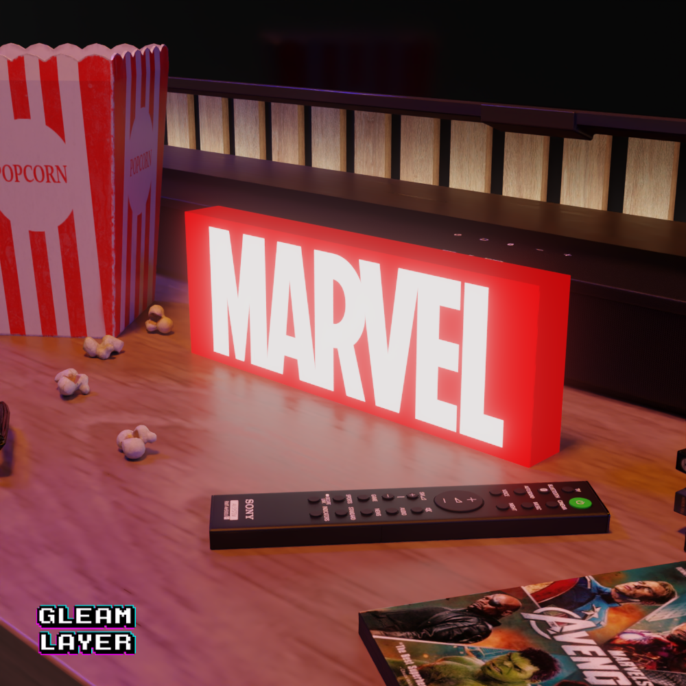 Marvel Led Lightbox RGB Light Sign