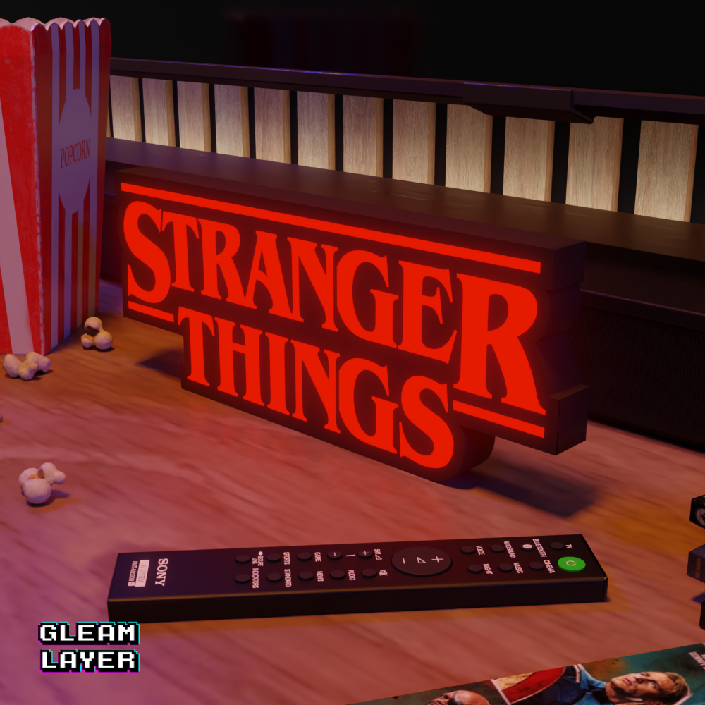Stranger Things TV Show Led Light Sign