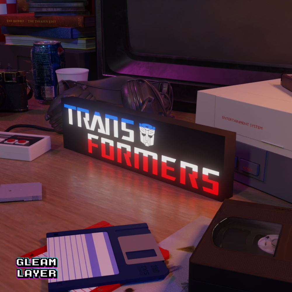 Transformers Led Retro RGB Light Sign