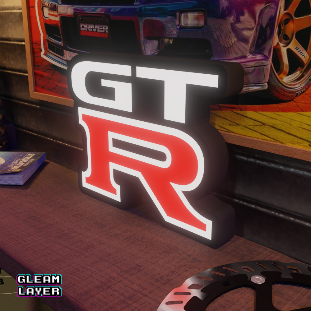 Nissan GTR Led Lightbox Rgb Light Sign