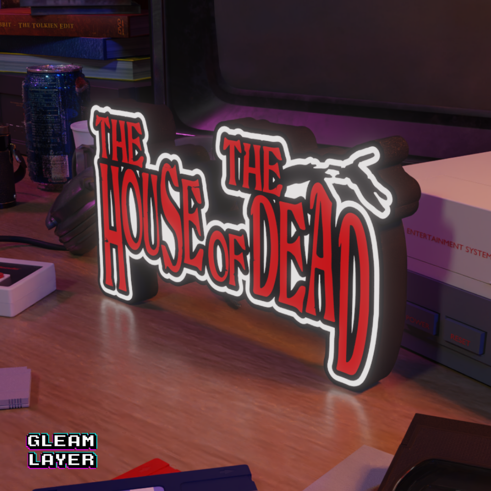 The House of The Dead Led Retro Logo Gaming Light Sign