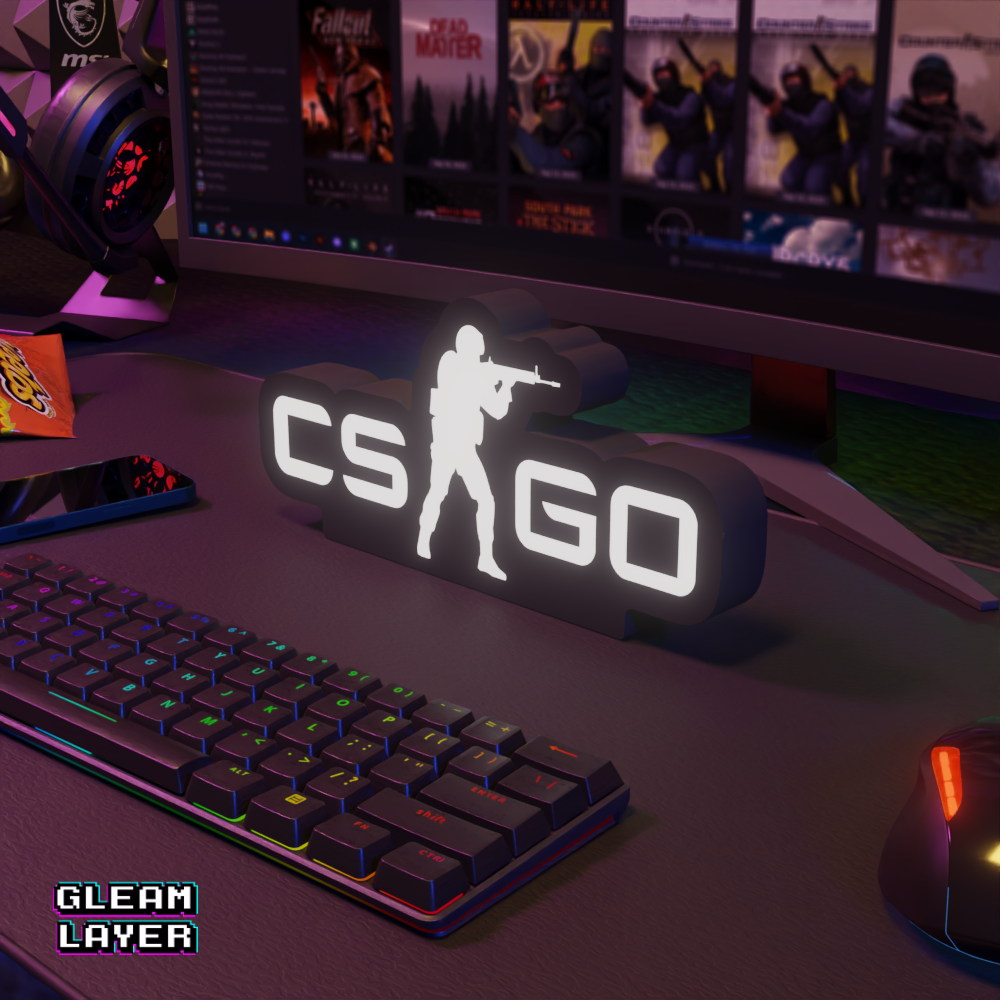 CSGO Counter-Strike: Global OffensiveLed Gaming Light Sign