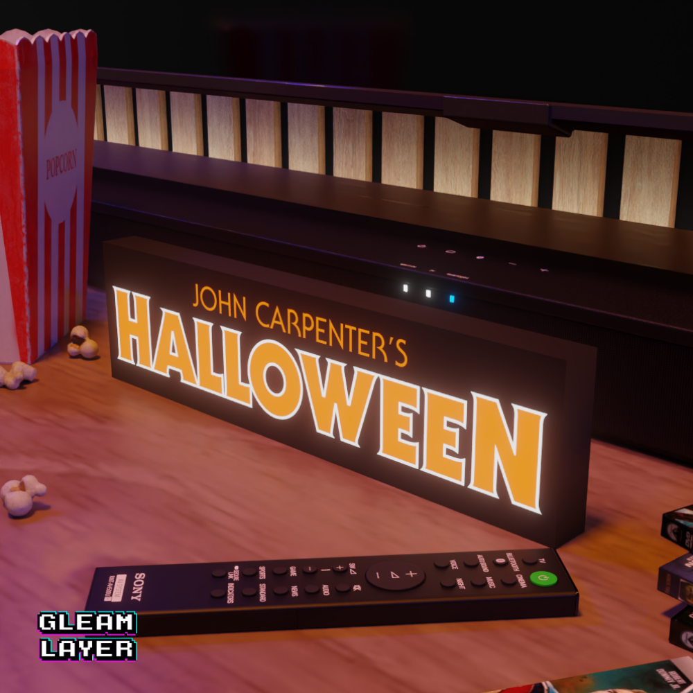 John Carpenter's Halloween Movie Led Light Sign