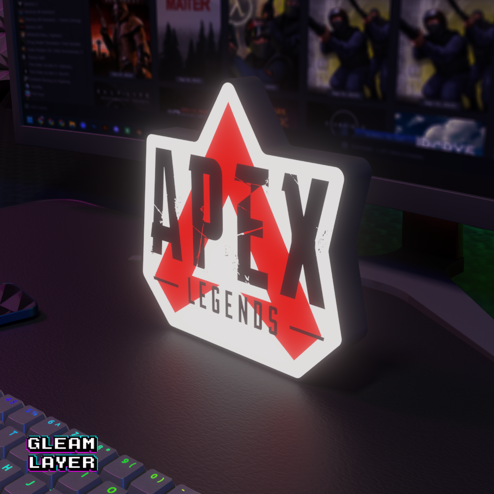 Apex Legends Led Gaming Logo Light Sign