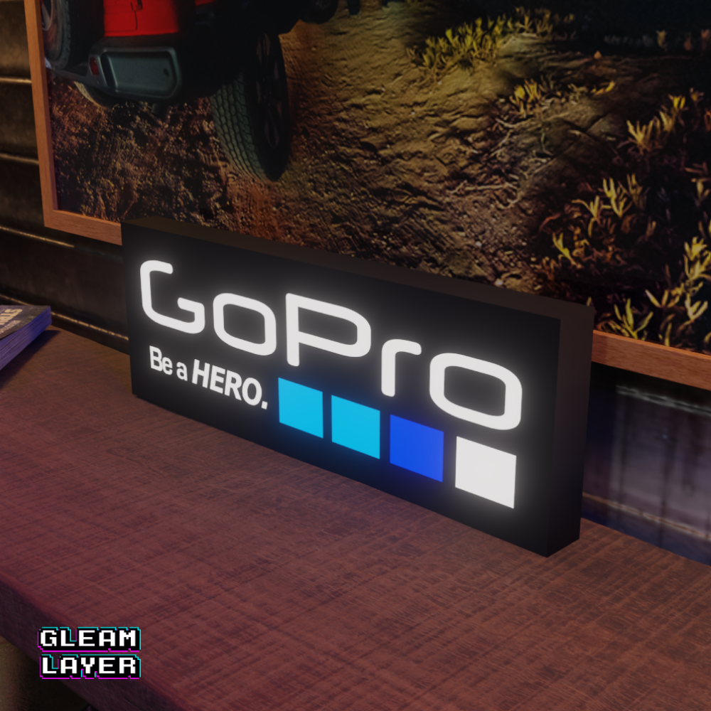 GoPro Logo Led RGB Light Sign