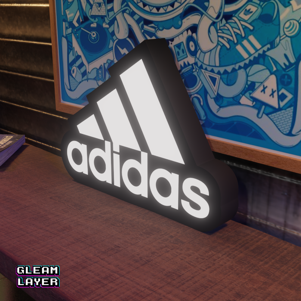 Adidas Led Lightbox Rgb Light Sign