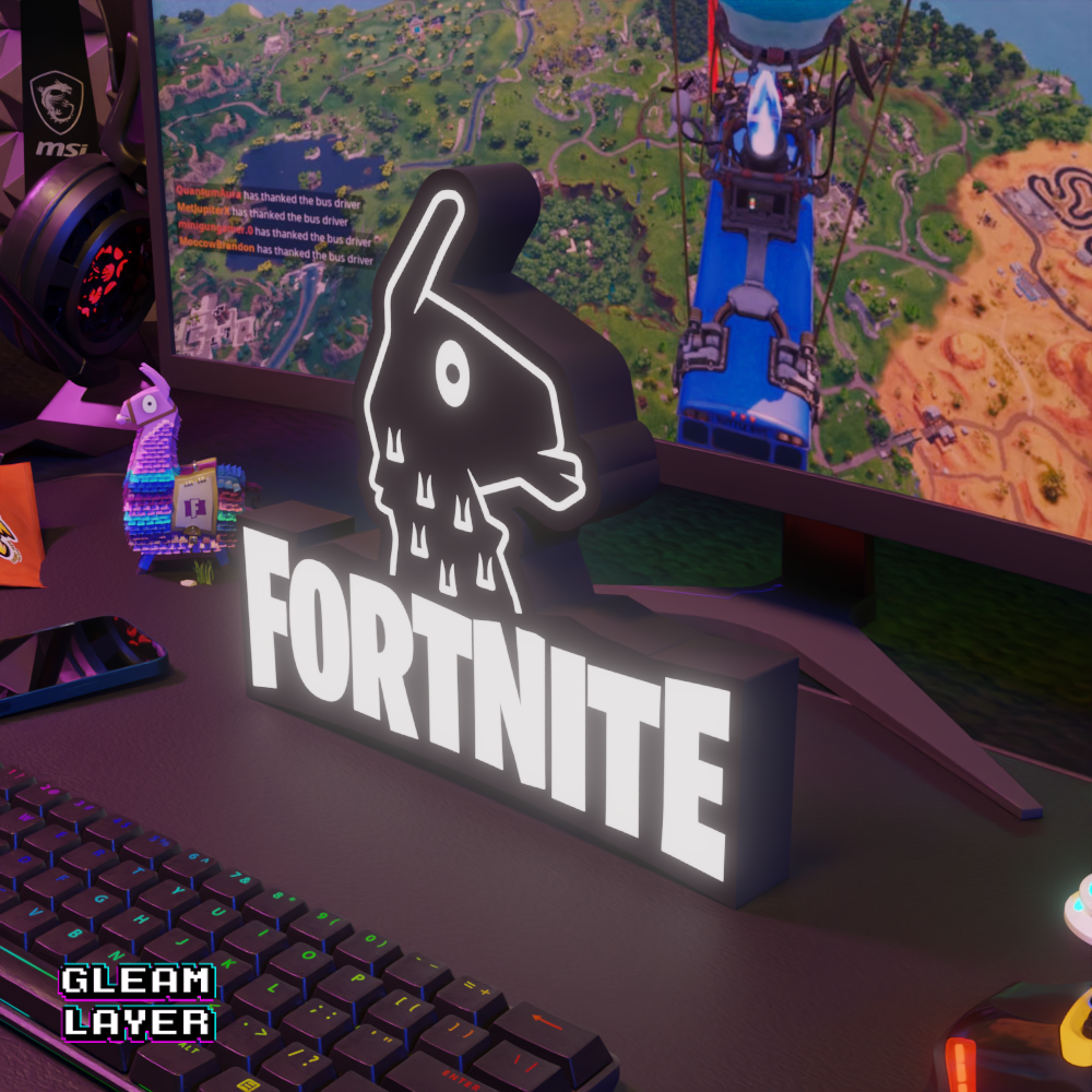 Fortnite Loot Lama Led Gaming Light Sign