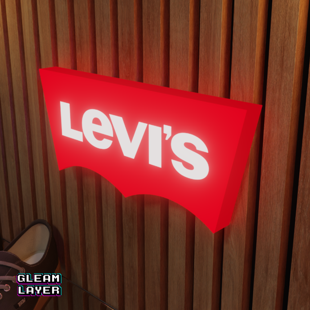Levi's Led RGB Light Wall Sign