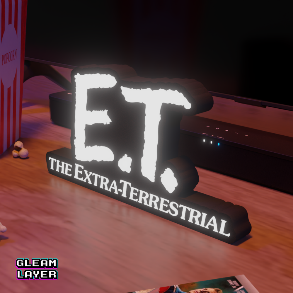 E.T. the Extra-Terrestrial Movie Led RGB Light Sign