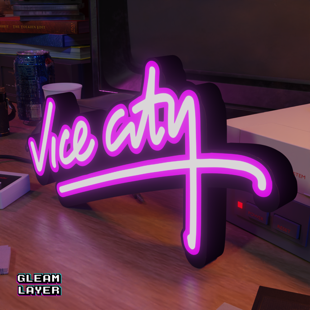 GTA Vice City Neon Logo Led Light Sign